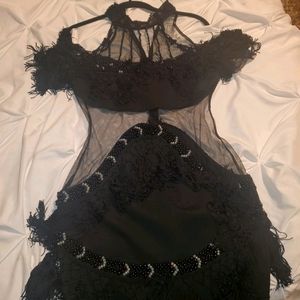 Black mini dress/ no tags but never worn